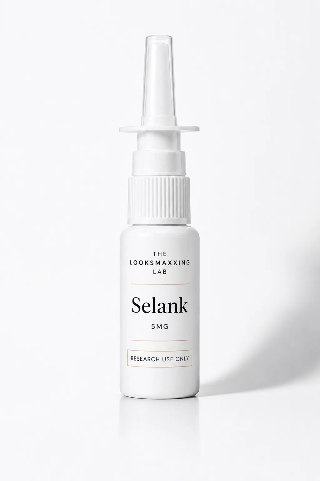 Selank research peptide vial — alternate view